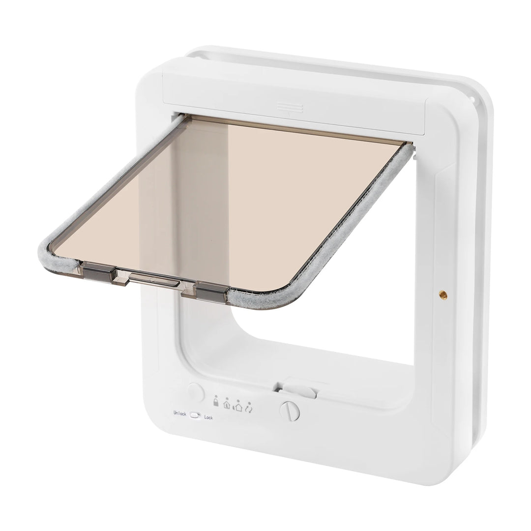 Chatière pour chat "Sérénité Connectée" – Porte RFID intelligente avec contrôle à distance