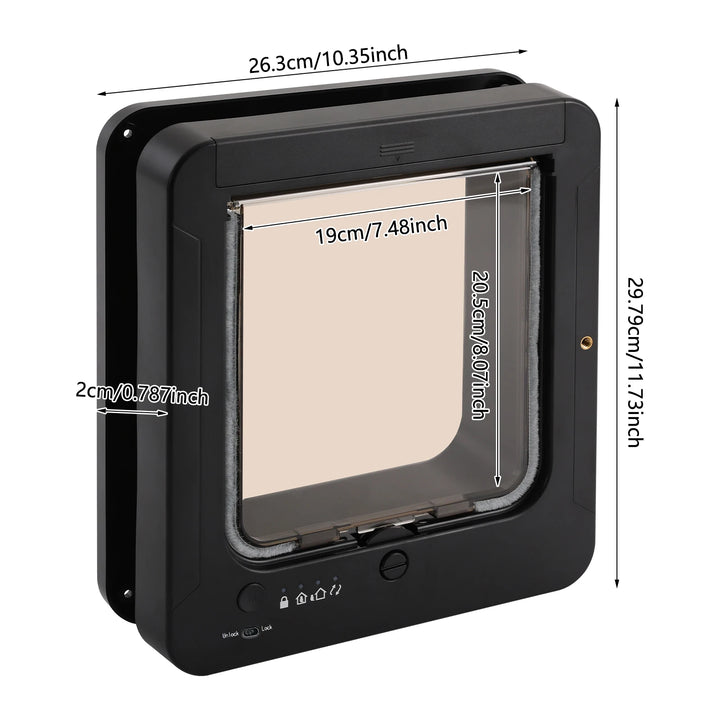 chatière pour chat RFID