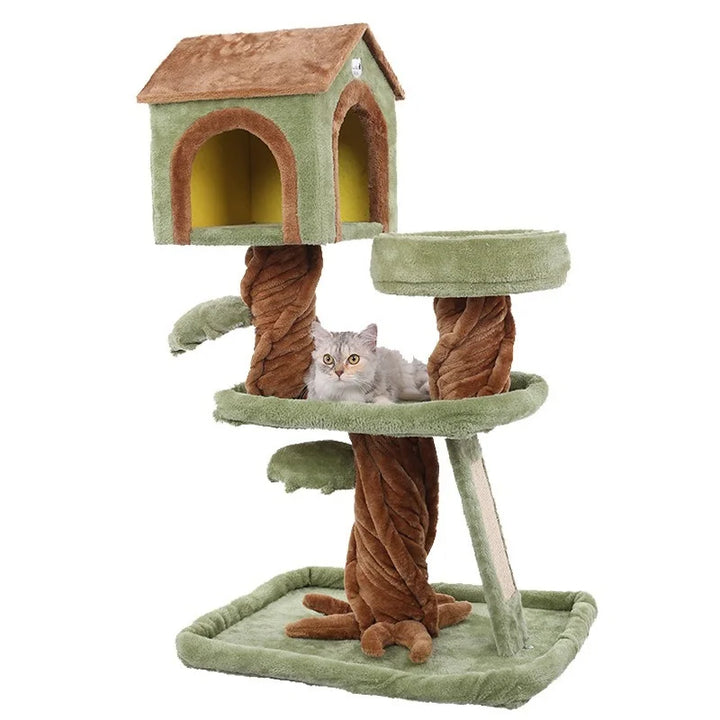 Mehrstöckiger Kratzbaum mit Luxushaus - Modell: "TreeTopDream"