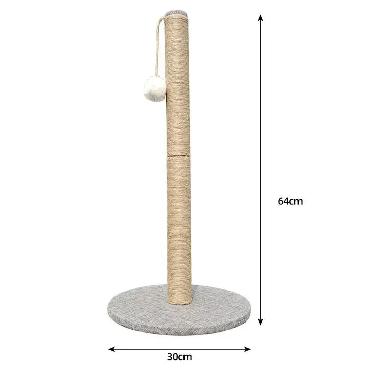 DIY-Kratzbaum aus Sisal und Leinen – ClawMaster-Modell