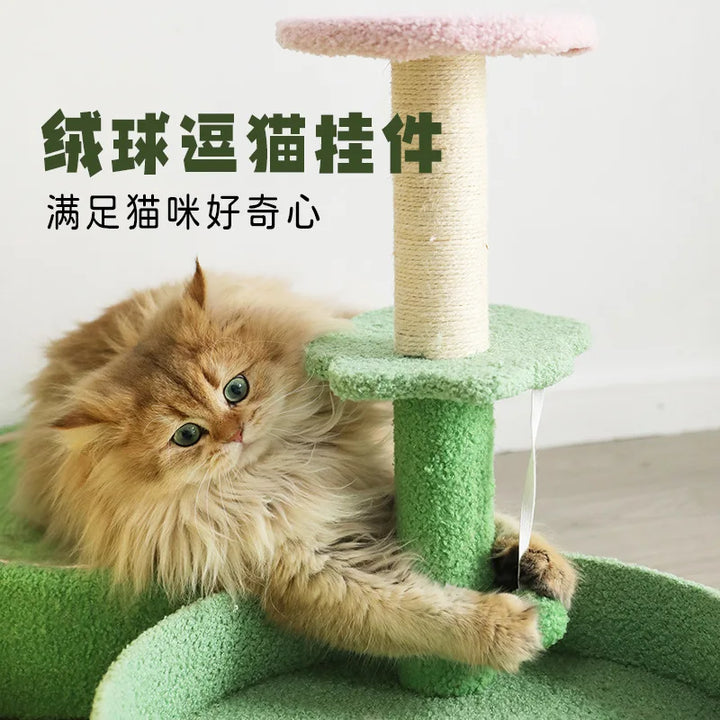 Small Yellow Cat Tree - Model: Teddy