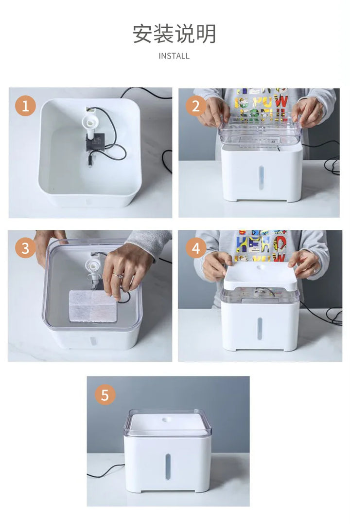 Dispositif de nettoyage ultrasonique blanc, facile à installer, design moderne, parfait pour petits objets.