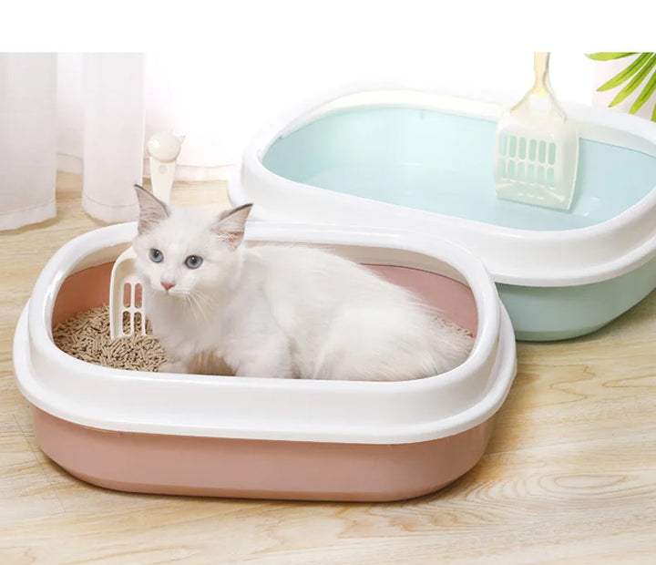 Bac à litière semi-fermé pour chat – Modèle "EasyClean Comfort"