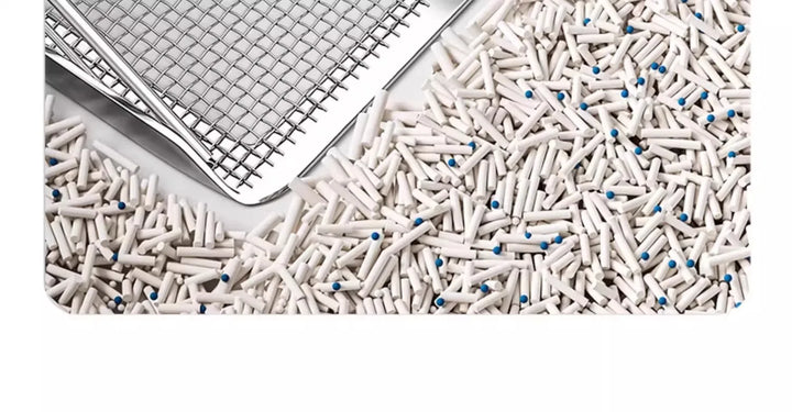 Pelle à litière double tamis inox 2-en-1 – Modèle "DualSift Pro"