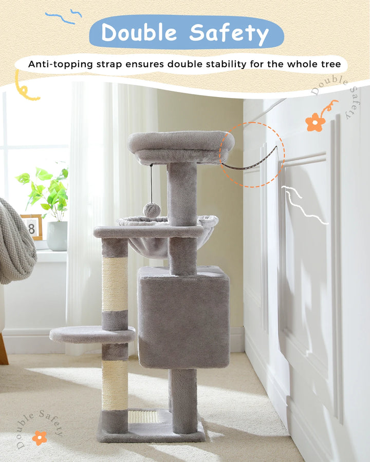 Comfortable Cat Tree - "CloudPaws" Model
