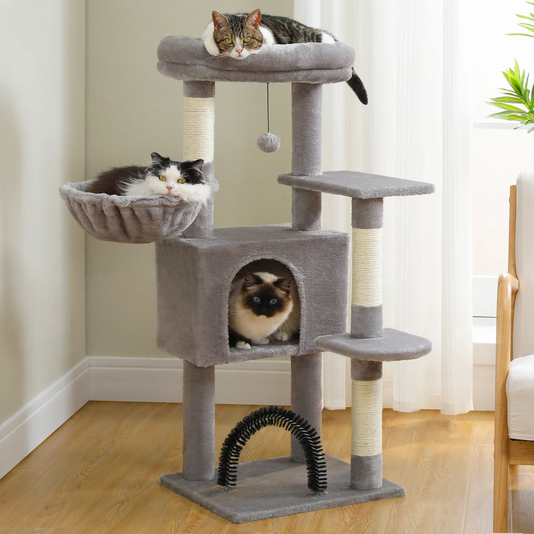 Multifunktionaler Kratzbaum - Modell „MidnightPaws“