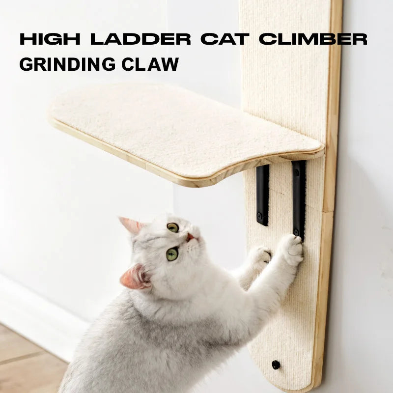 Wall-mounted cat tree - For door (No drilling required)