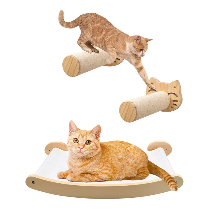 Wall-mounted cat tree - Suspension bridge - CatVenture