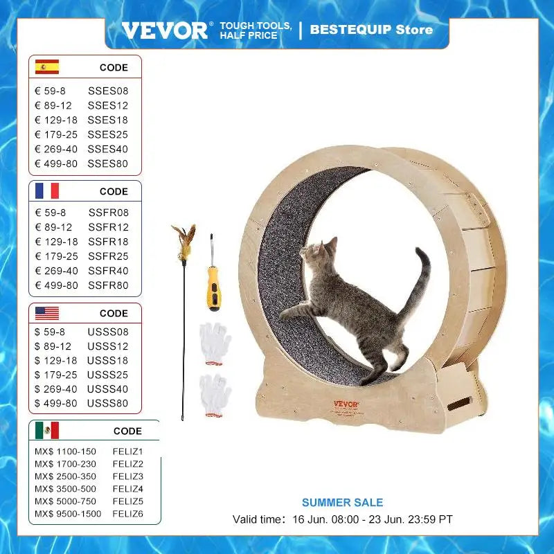 Silent Cat Wheel - Wood - SpeedyCat