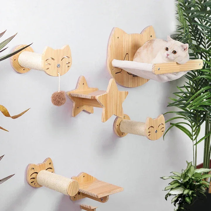 Wall-mounted cat tree - Suspension bridge - CatVenture
