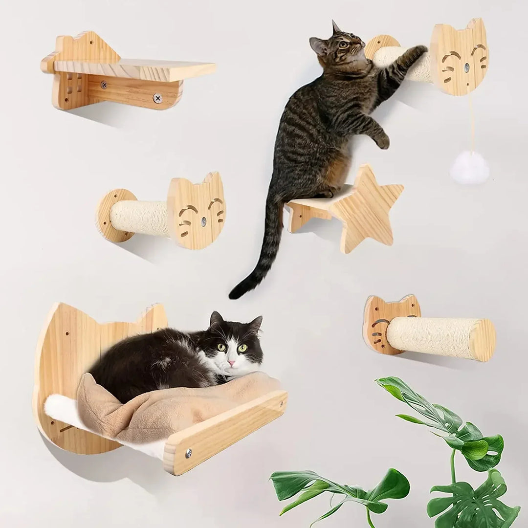 Wall-mounted cat tree - Suspension bridge - CatVenture