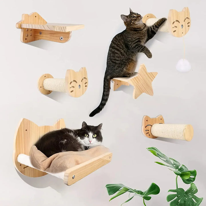 Wall-mounted cat tree - Suspension bridge - CatVenture