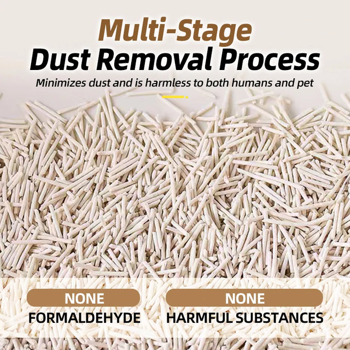 Litière Tofu Agglomérante Rapide – Modèle "EcoClump FastClean"