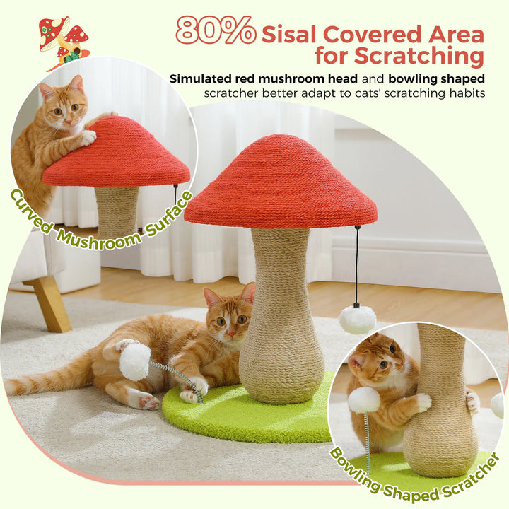 Cheap cat tree - Mushroom