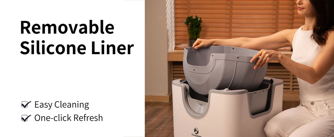 Bac à litière auto-nettoyant ouvert – Modèle "F6 OpenClean Comfort"