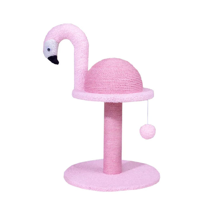 Flamingo design cat tree