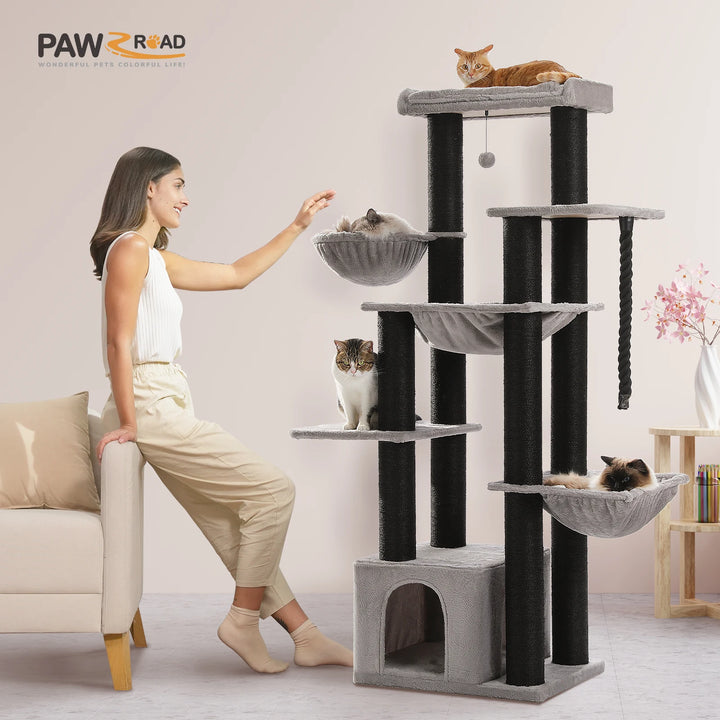 Maine Coon cat tree for large cats - Model: "MaxiPlaisir"
