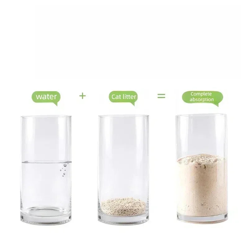 Litière Mixte Tofu & Bentonite – Modèle "HybridClean Ultra"