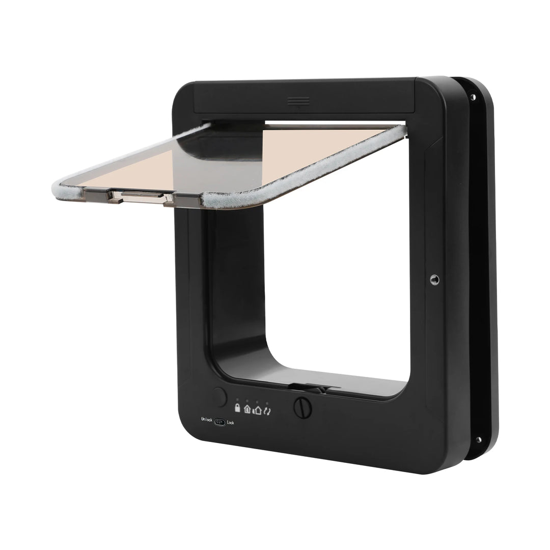 Chatière pour chat "Smart Pattes Libres" – Modèle Connecté RFID