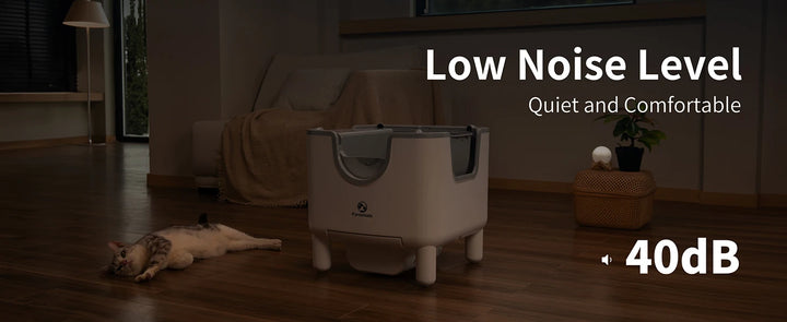 Bac à litière auto-nettoyant ouvert – Modèle "F6 OpenClean Comfort"