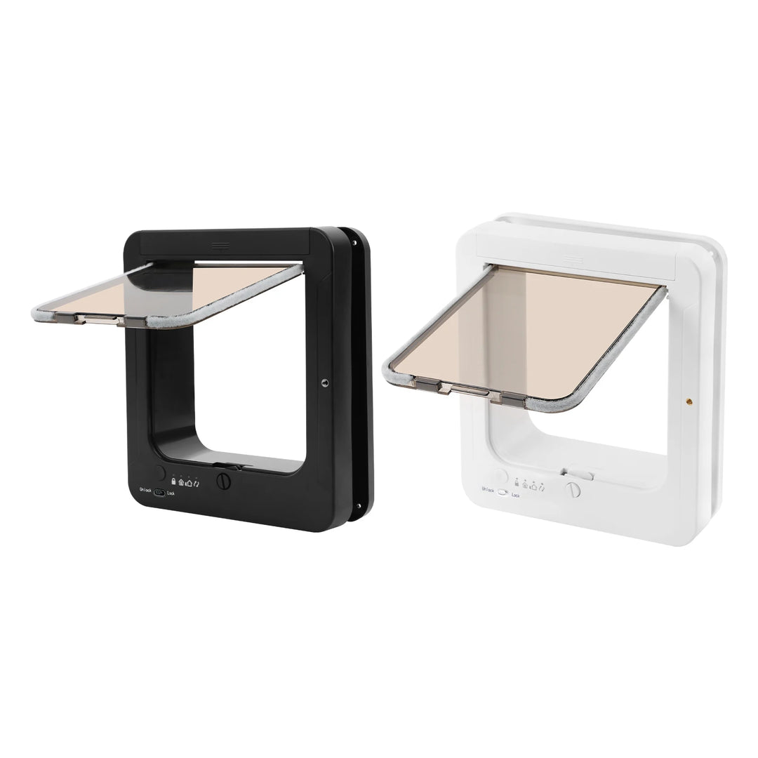 Chatière pour chat "Sérénité Connectée" – Porte RFID intelligente avec contrôle à distance