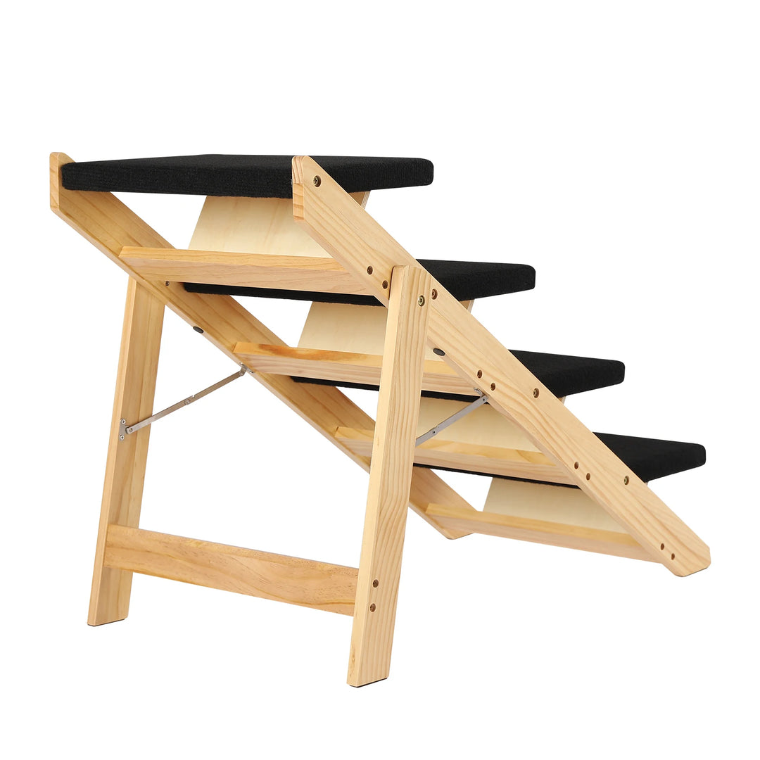 Klappbare Katzentreppe aus Holz - Modell Cat Access