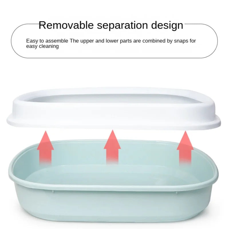 Bac à litière semi-fermé pour chat – Modèle "EasyClean Comfort"