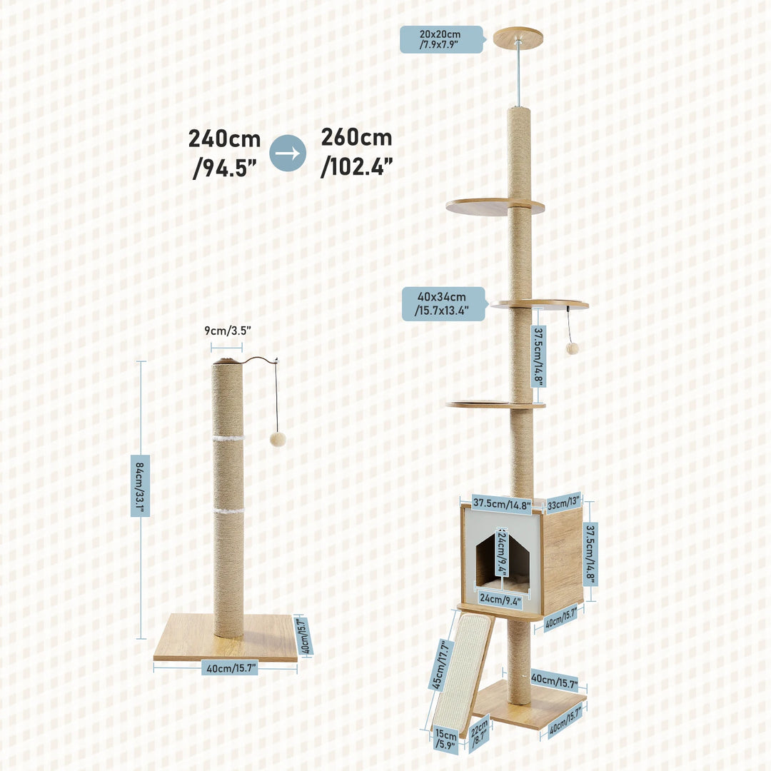 Designer cat tree - Natural - Chatmandu