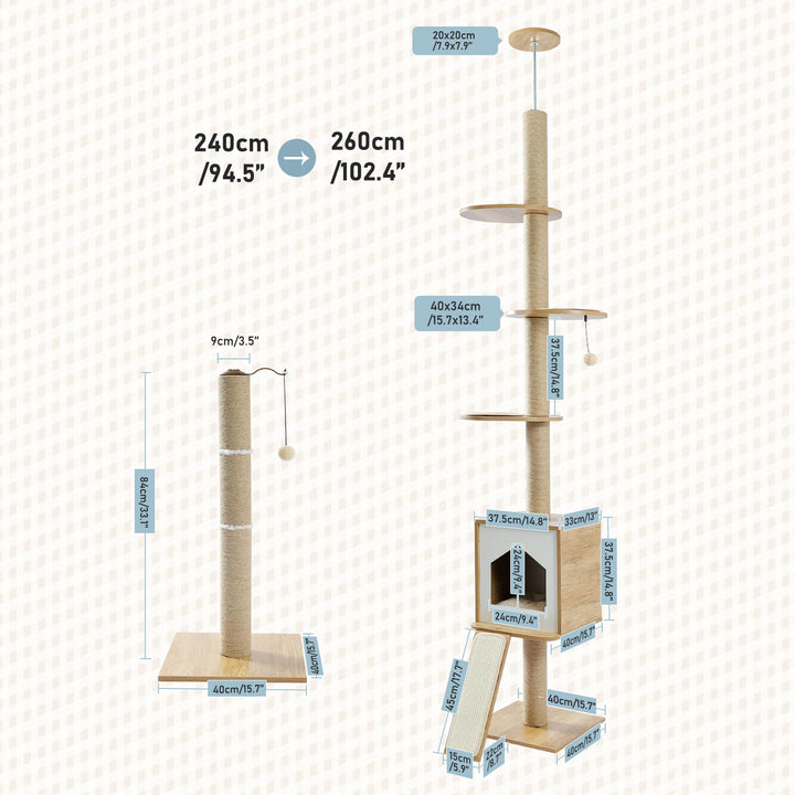 Designer cat tree - Natural - Chatmandu