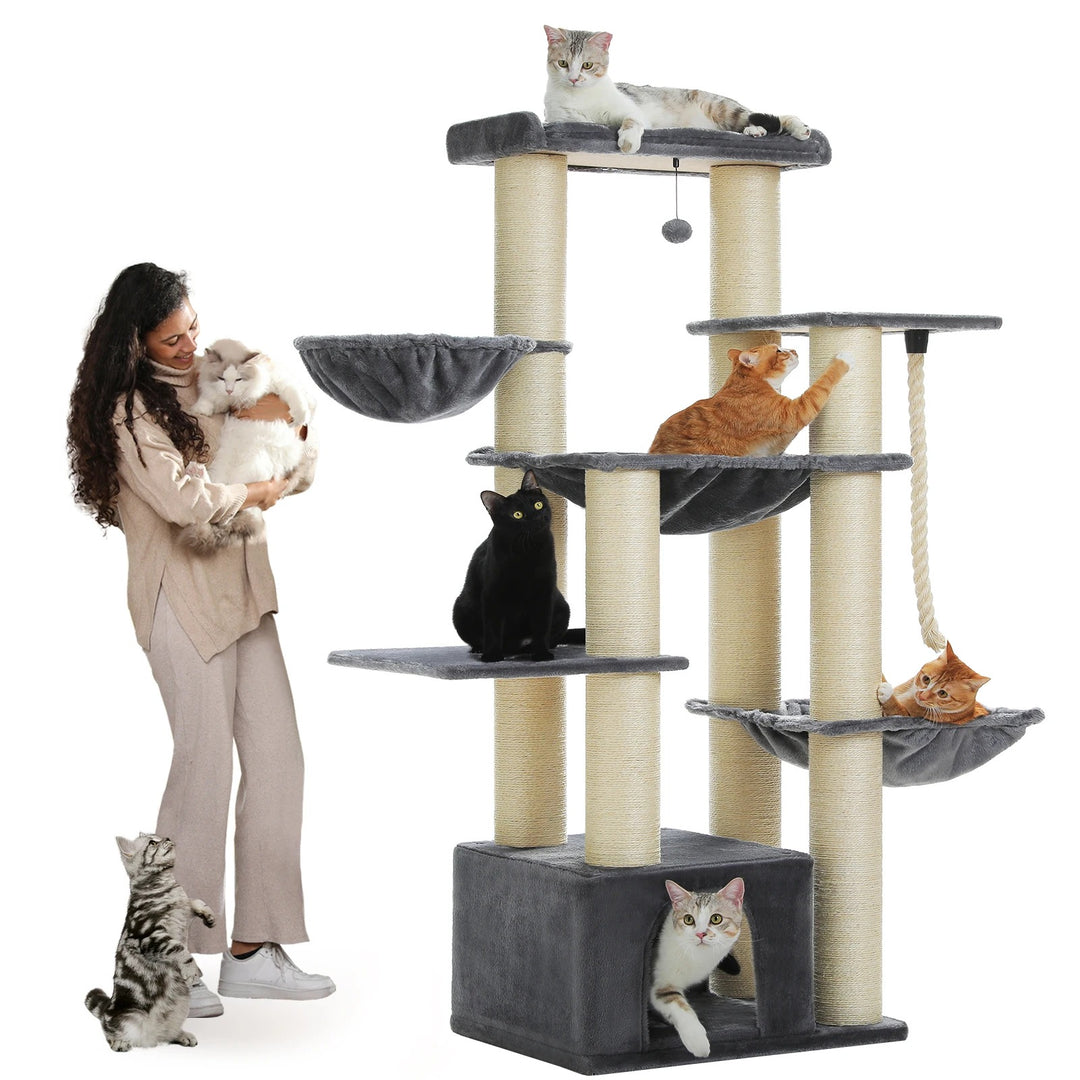 Maine Coon cat tree for large cats - Model: "MaxiPlaisir"