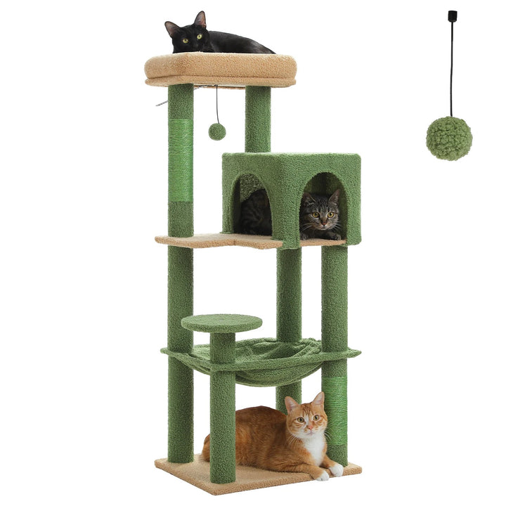 Multifunctional Cat Tree - "MidnightPaws" Model