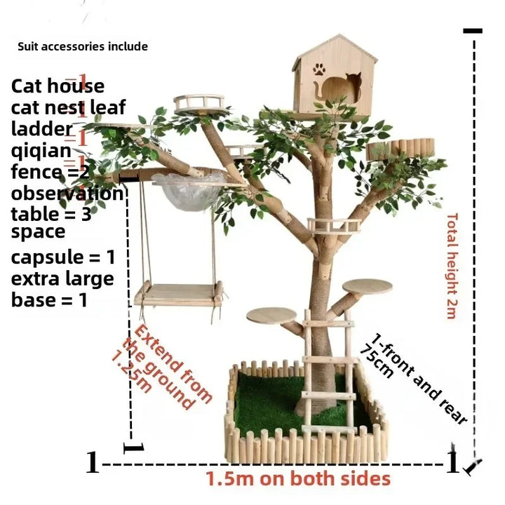 Natural design cat tree - Cat Paradise
