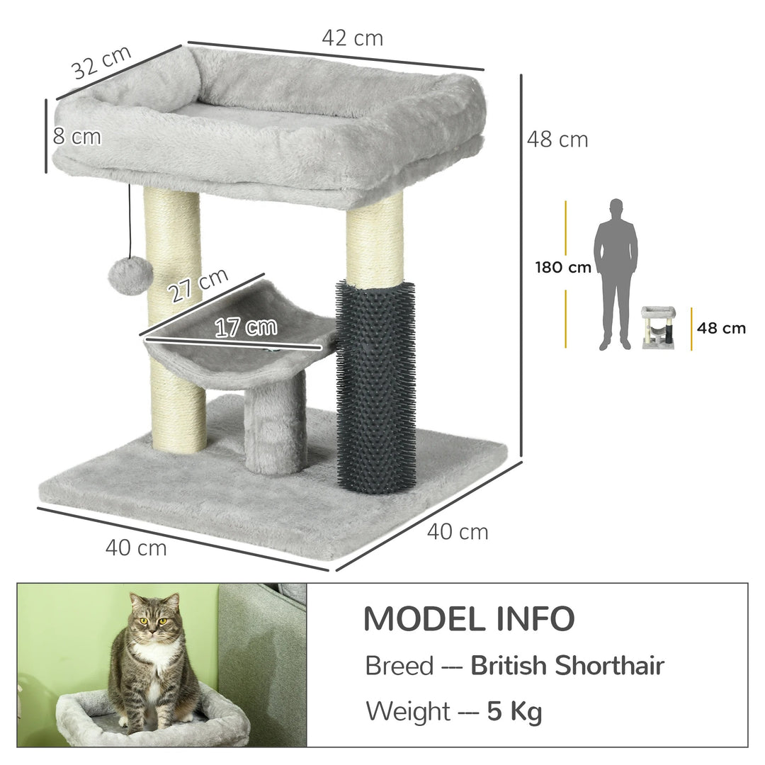 Compact cat tree with play tunnel - Model: "TunnelJouet"