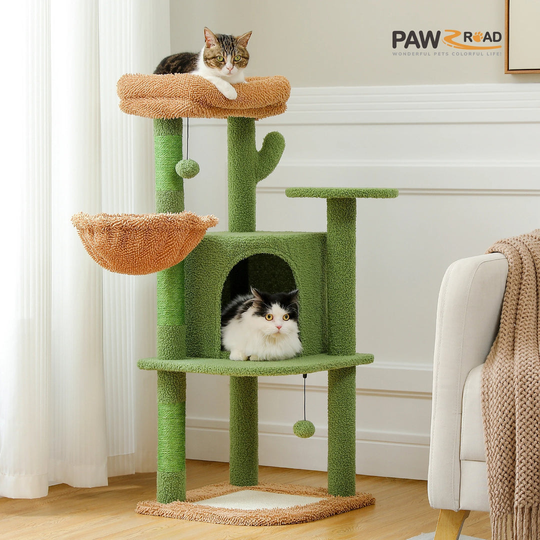 Comfortable Cat Tree - "SunnyPaws" Model