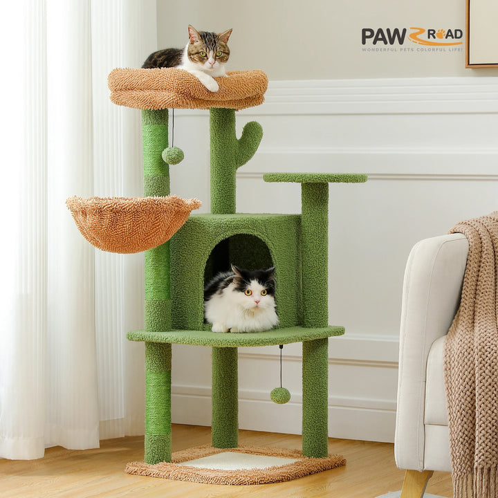Comfortable Cat Tree - "SunnyPaws" Model