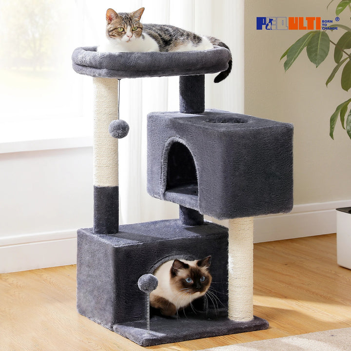 Cat house with scratching post and cactus - Model: "CactusCat"