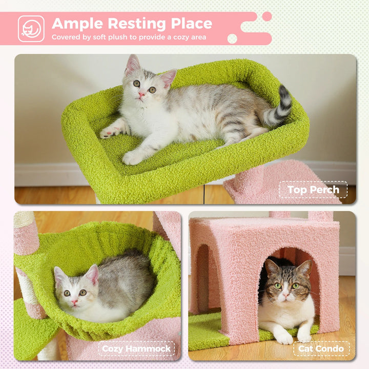 Comfortable Cat Tree - "SunnyPaws" Model