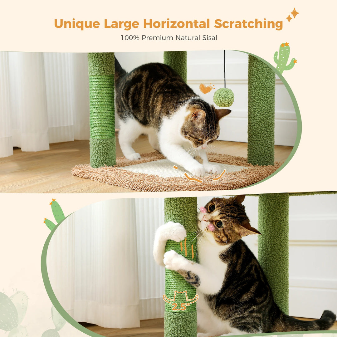 Comfortable Cat Tree - "SunnyPaws" Model