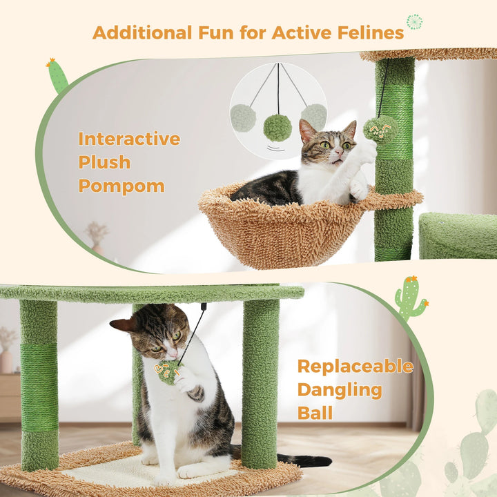 Comfortable Cat Tree - "SunnyPaws" Model