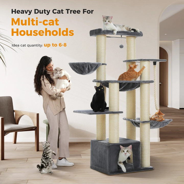 Maine Coon cat tree for large cats - Model: "MaxiPlaisir"