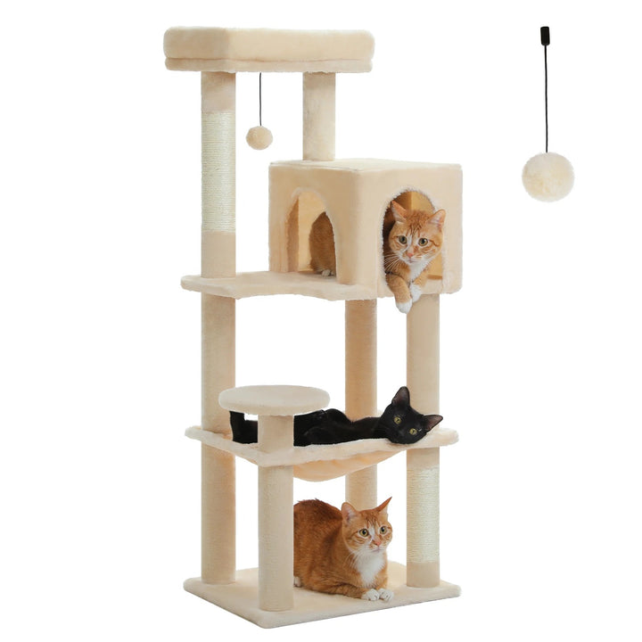 Multifunctional Cat Tree - "MidnightPaws" Model